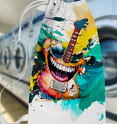 Bassist's Bouncing Beats Laundry Bag
